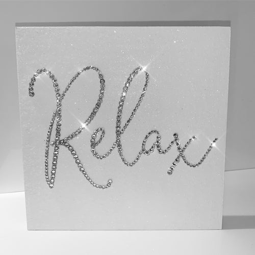 crystal relax plaque