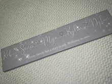 Load image into Gallery viewer, family name canvas plaque